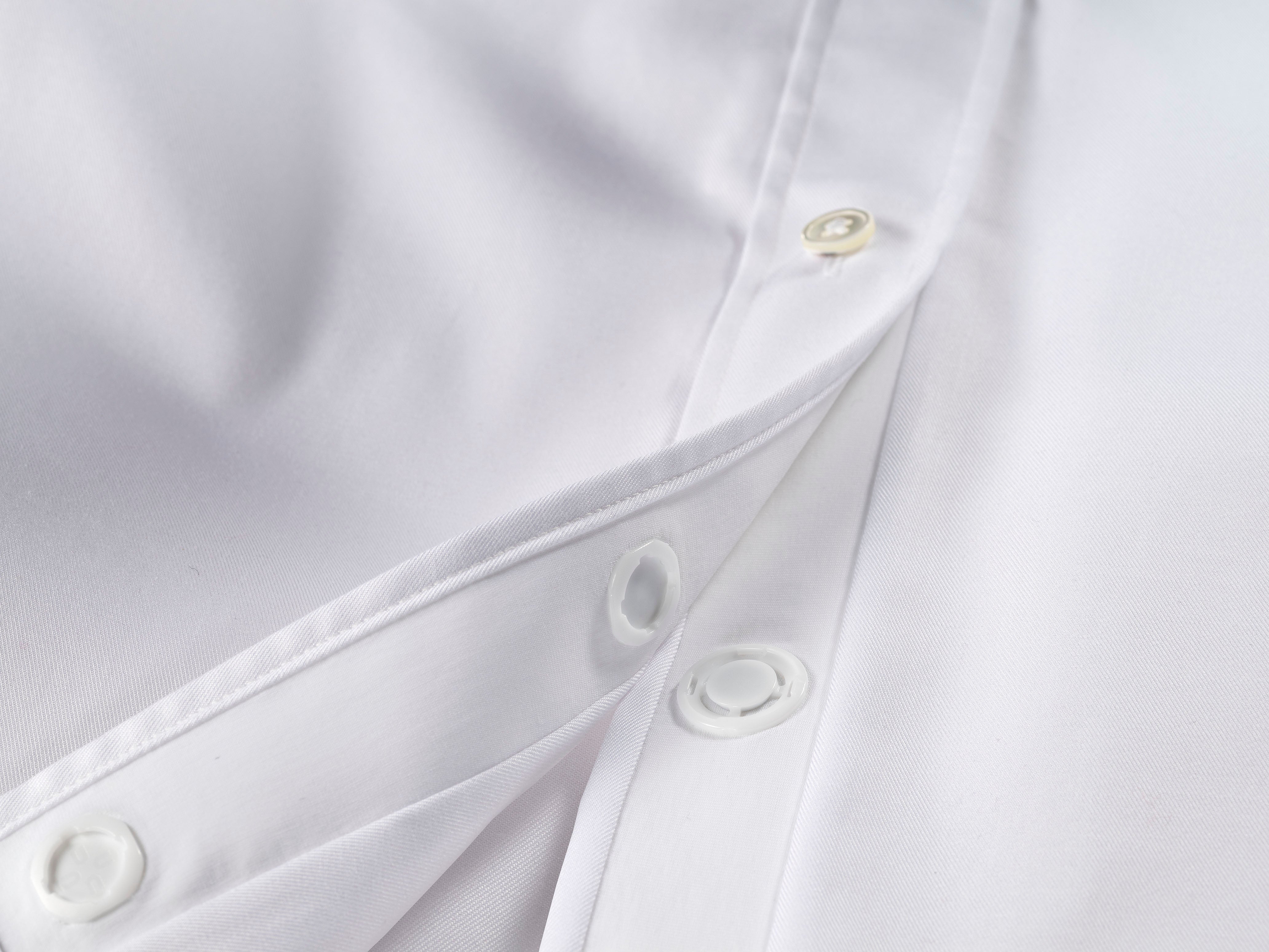 Yorokani Magnetbluse Damen Weiß klassisch mit hochwertigem Magnetverschluss