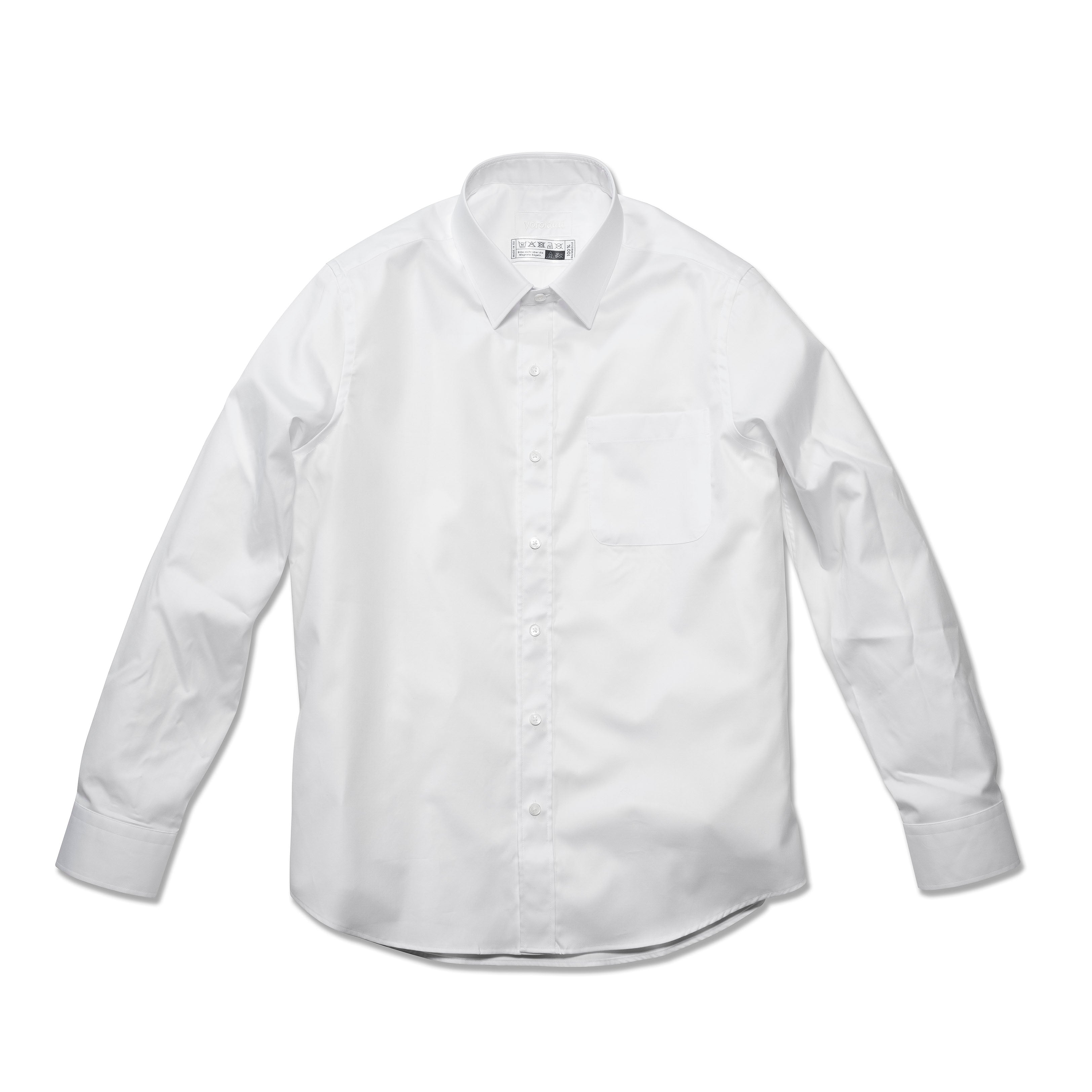 Yorokani Magnethemd Herren Weiß klassisch mit Yorokani-Schnitt